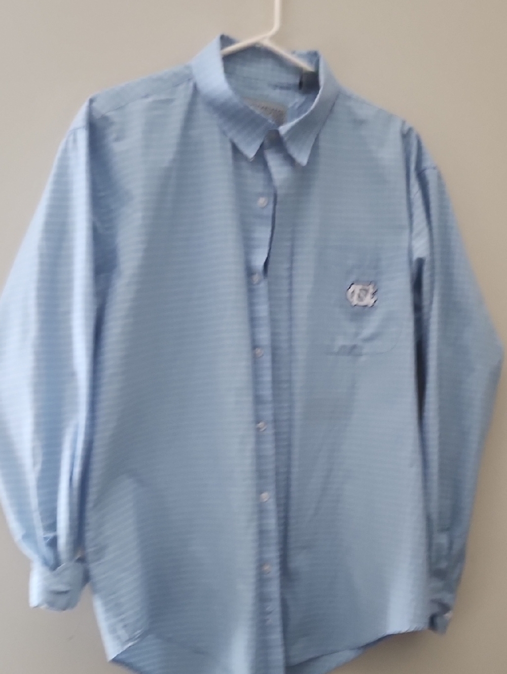 Campus Specialties UNC Tar Heels Men's Blue Gingham Button-Up Shirt - XL